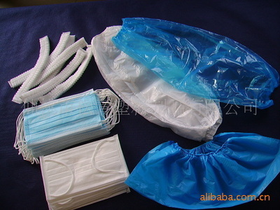 仙桃市松青塑料制品 專業供應優質PE/CPE一次性袖套，手工與機制可選，廠家成本價直銷